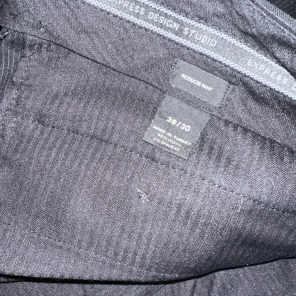 Express Men's Charcoal pinstripe Suit Jacket